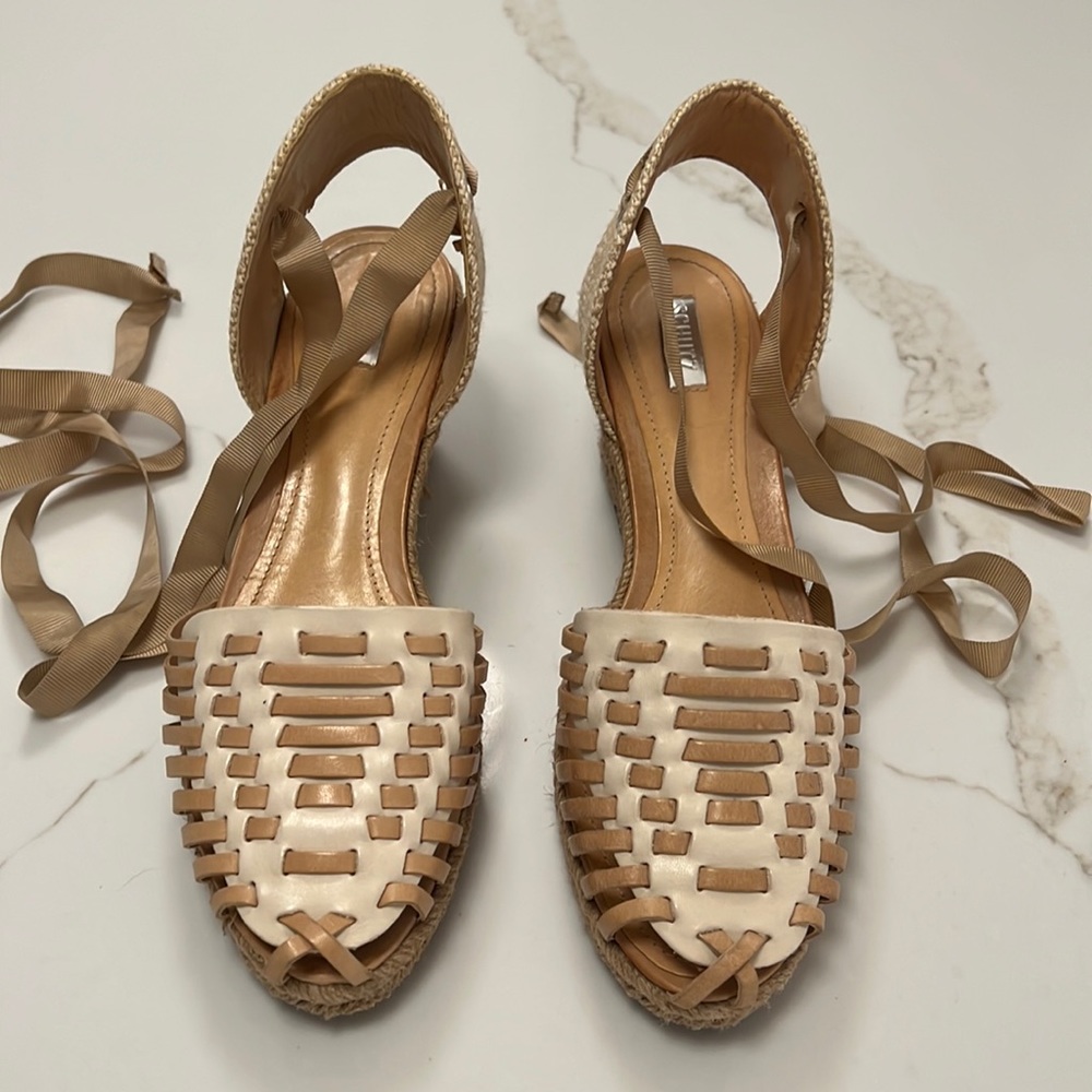 **SOLD** Schutz wedge espadrilles